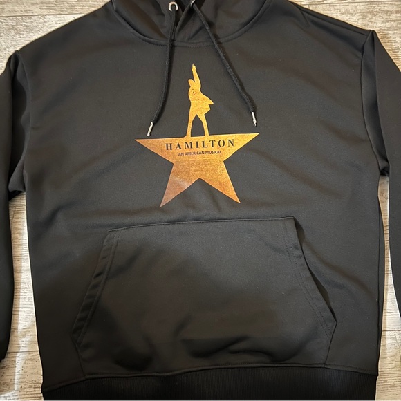 Hamilton Unisex Long Sleeve Hoodie Sweatshirt Size XS Preowned - Picture 3 of 14